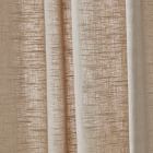 Textured Luxe Linen Curtain - Sand