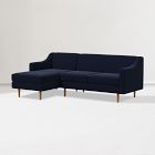 Olive 2-Piece Chaise Sectional - Wood Legs (85.5&quot;)