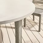 Portside Outdoor Concrete Round Dining Table (60&quot;)