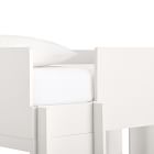 Milo Full Loft Bed w/ Desk - White