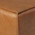 Leather Pouf