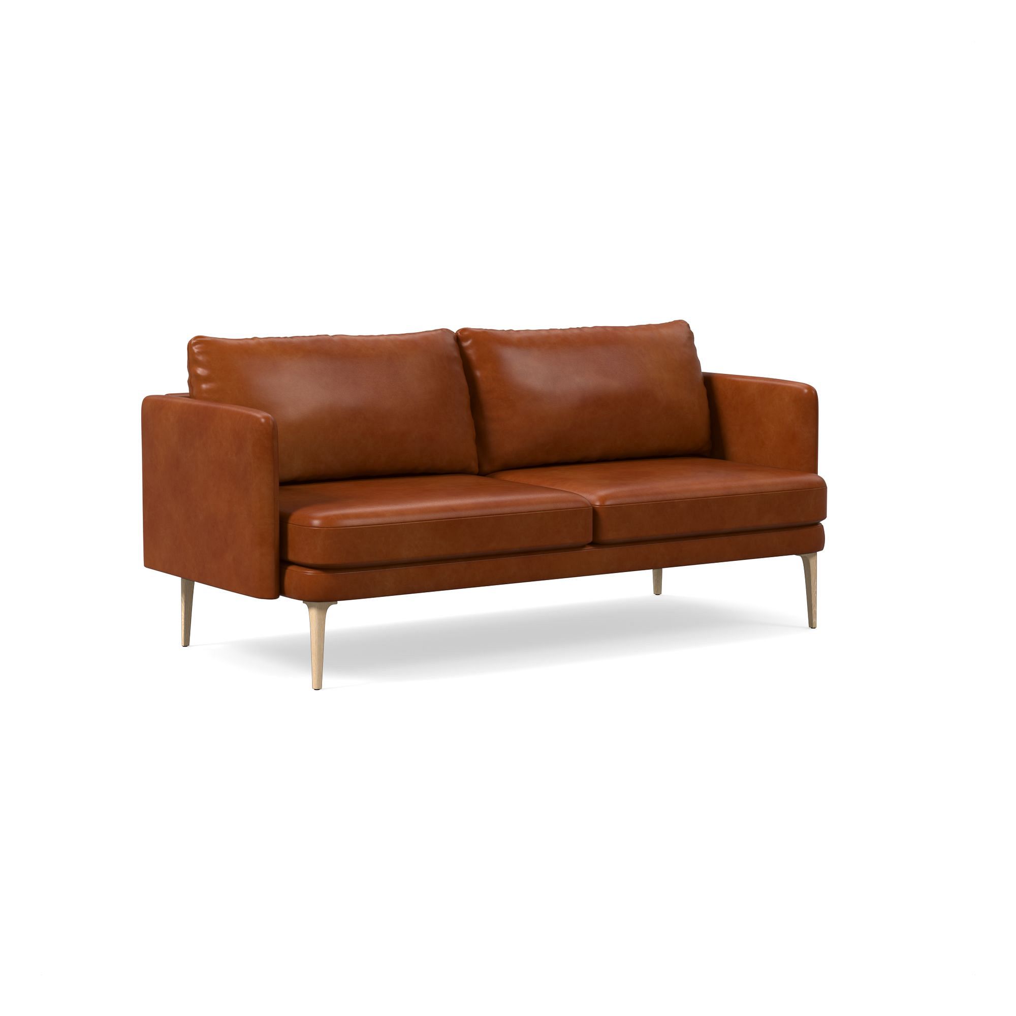 Auburn Leather Sofa (70") | West Elm