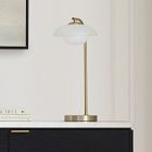 Bezel Perforated Metal Table Lamp (19&quot;)