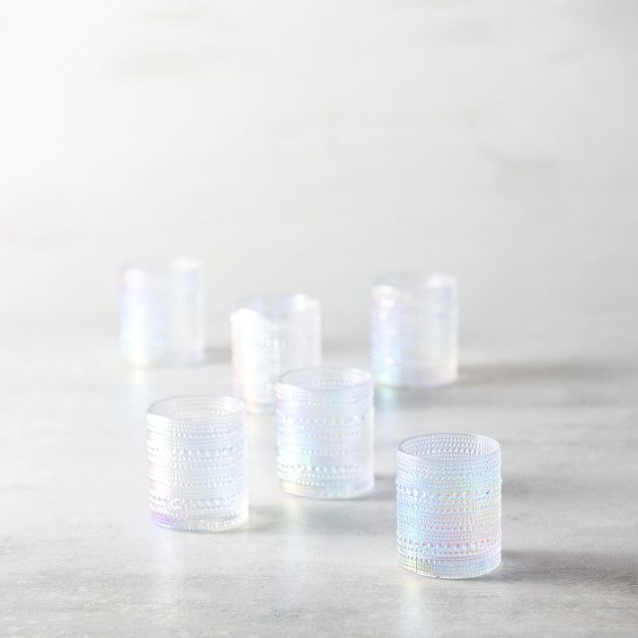 Jupiter Beaded Short Drinking Glasses (Set of 6)
