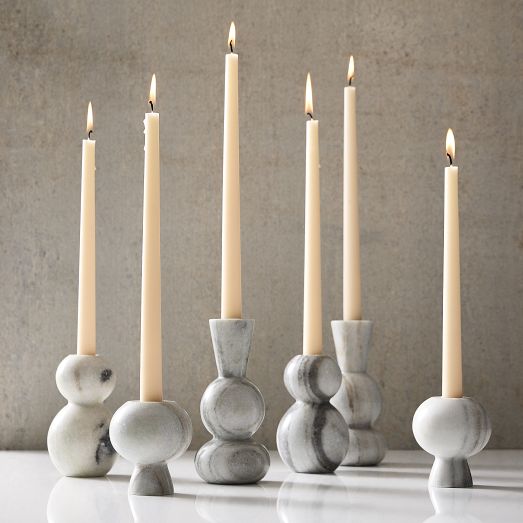 Simple Taper Candles (Set of 6) West Elm