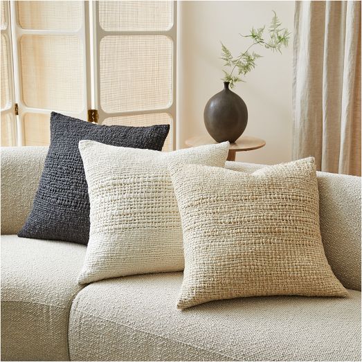 Cozy Weave Pillow Cover West Elm