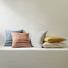 Silk Stripe Pillow Cover