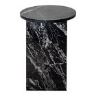 Angled Base Marble Side Table