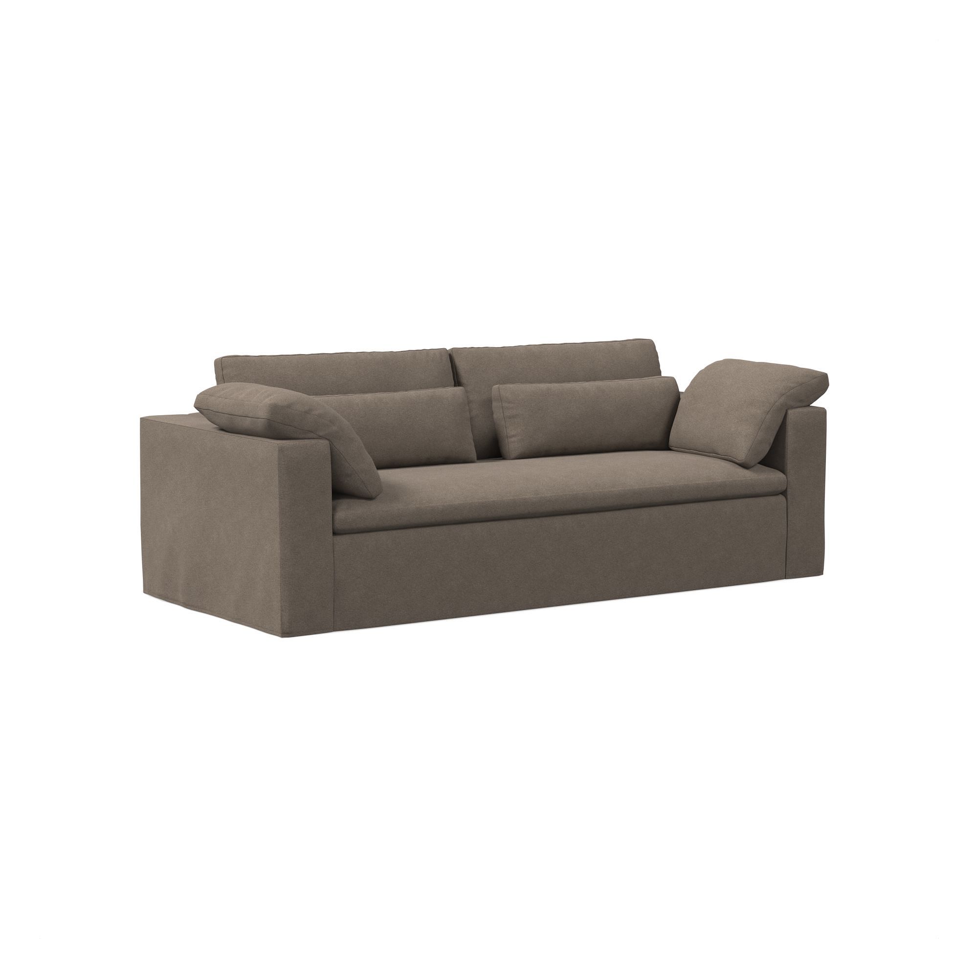 Harmony Modular Skirted Slipcover Sofa (82"–92") | West Elm