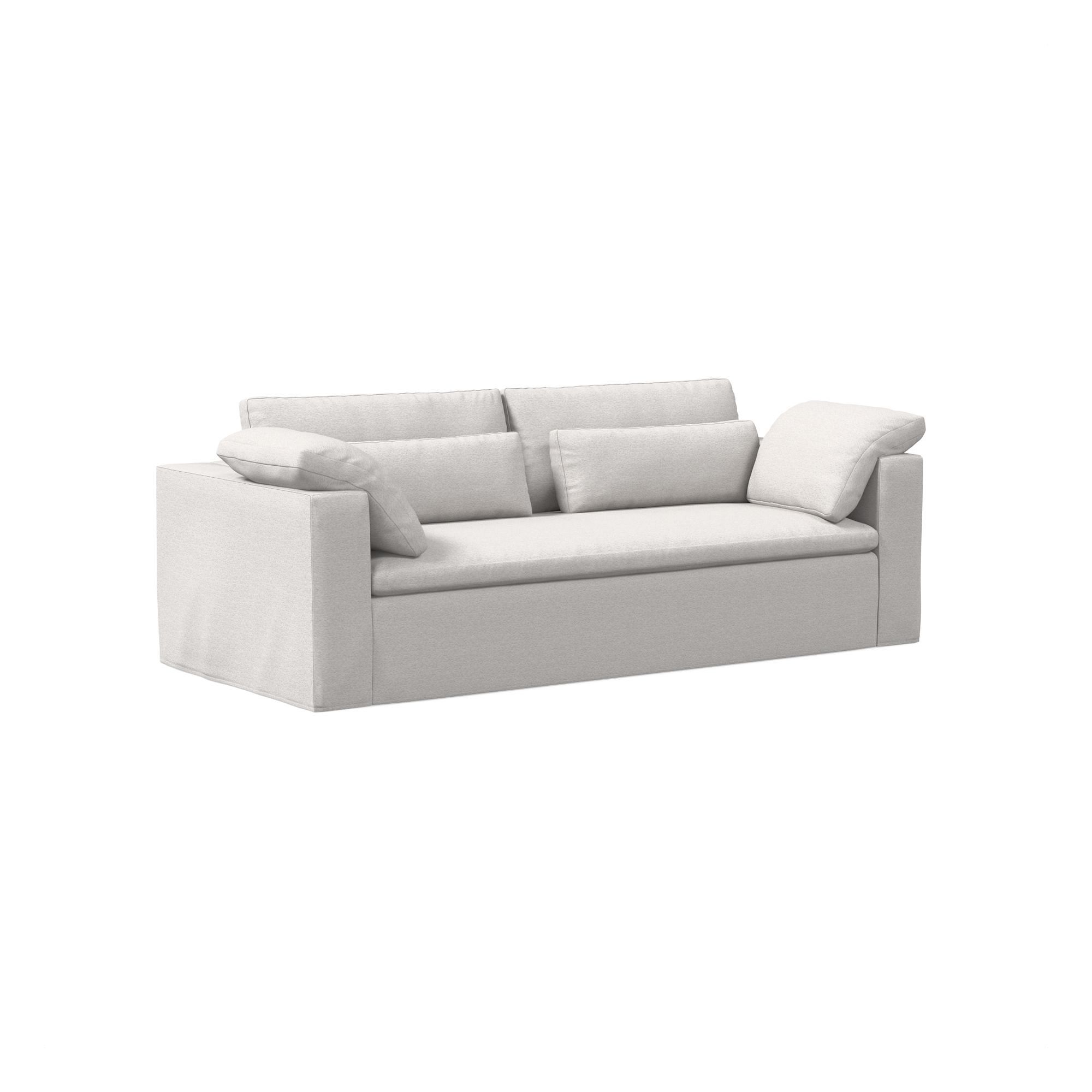 Harmony Modular Skirted Slipcover Sofa (82"–92") | West Elm