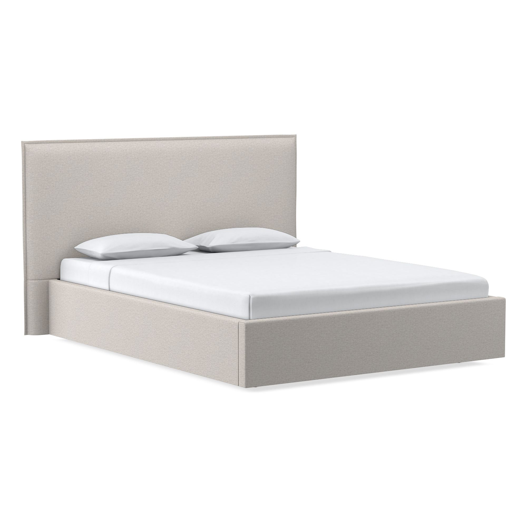 Freya Flange Low Profile Bed | West Elm