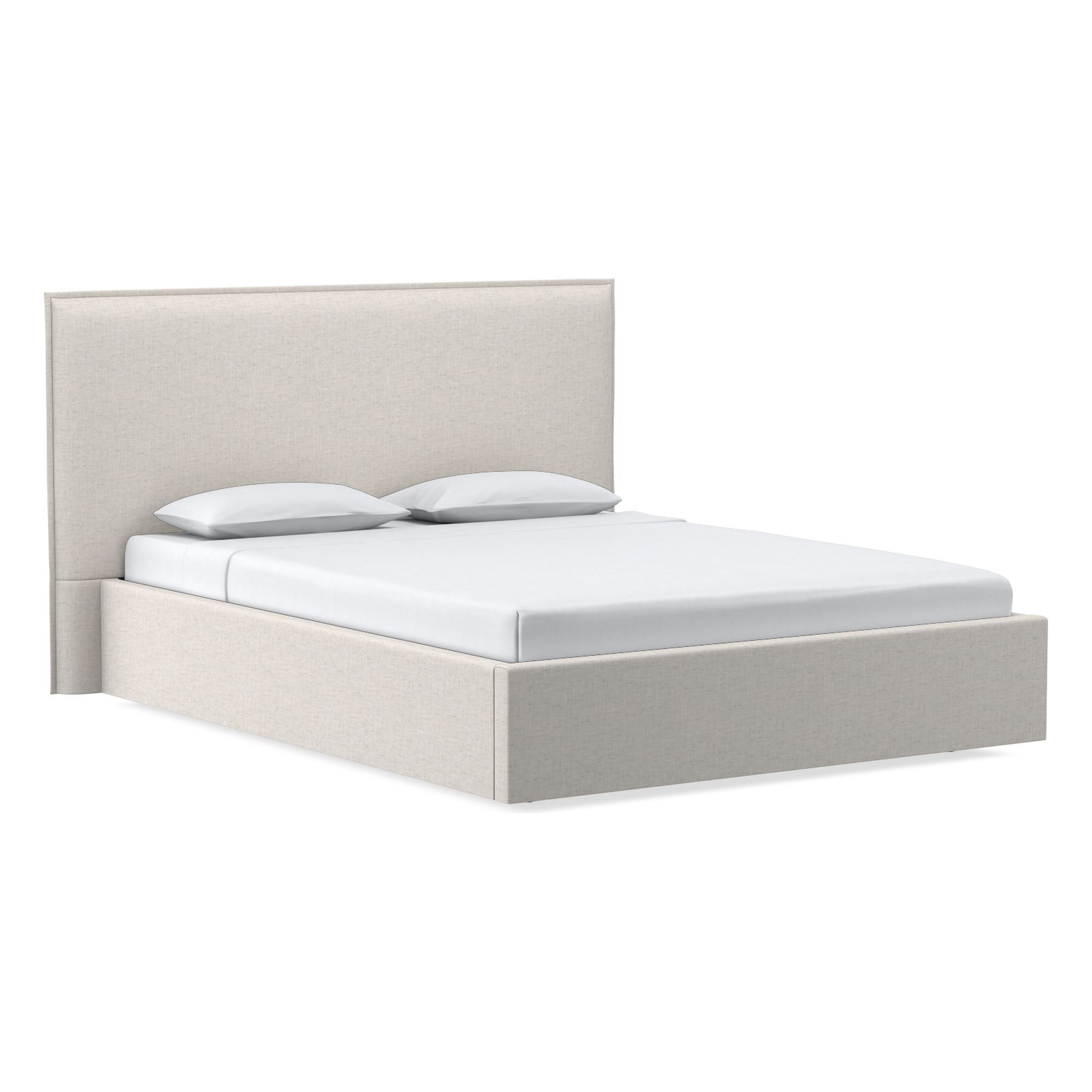 Freya Flange Low Profile Bed | West Elm