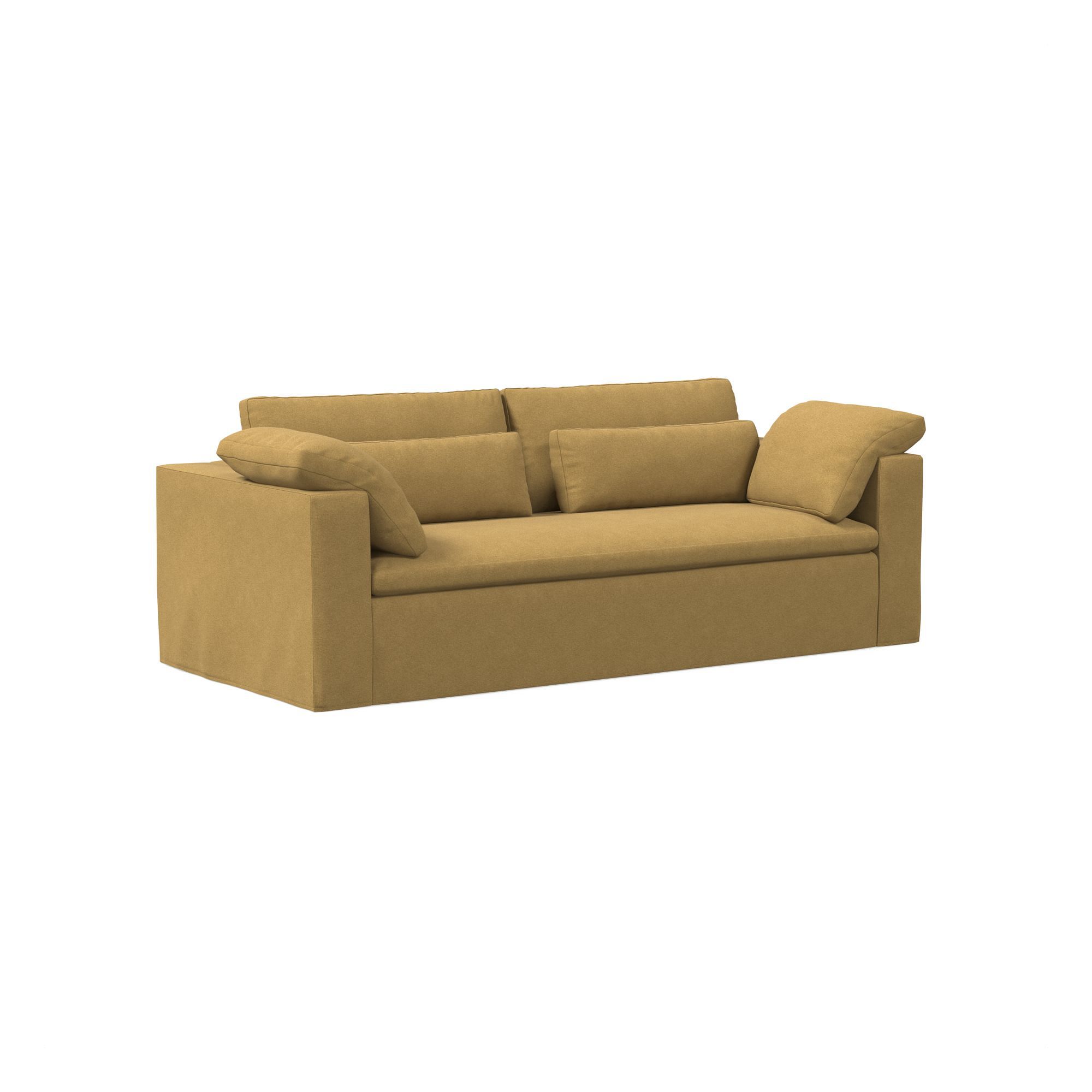 Harmony Modular Skirted Slipcover Sofa (82"–92") | West Elm