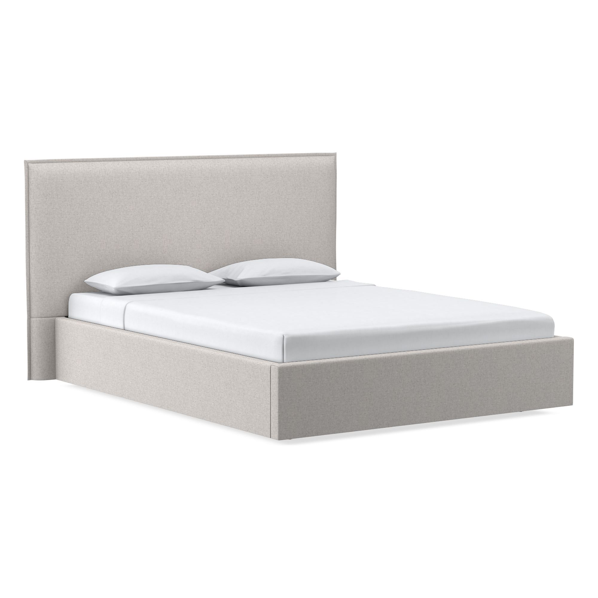 Freya Flange Low Profile Bed | West Elm