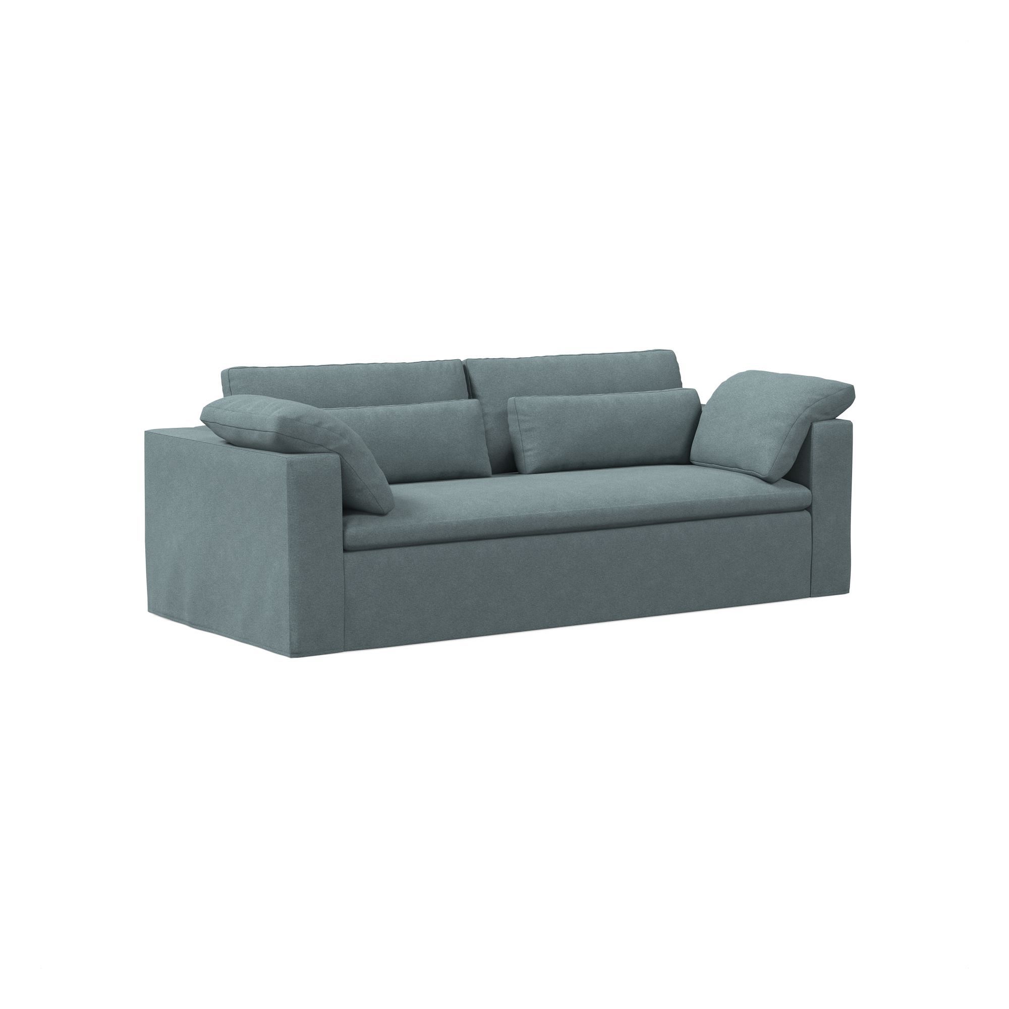 Harmony Modular Skirted Slipcover Sofa (82"–92") | West Elm