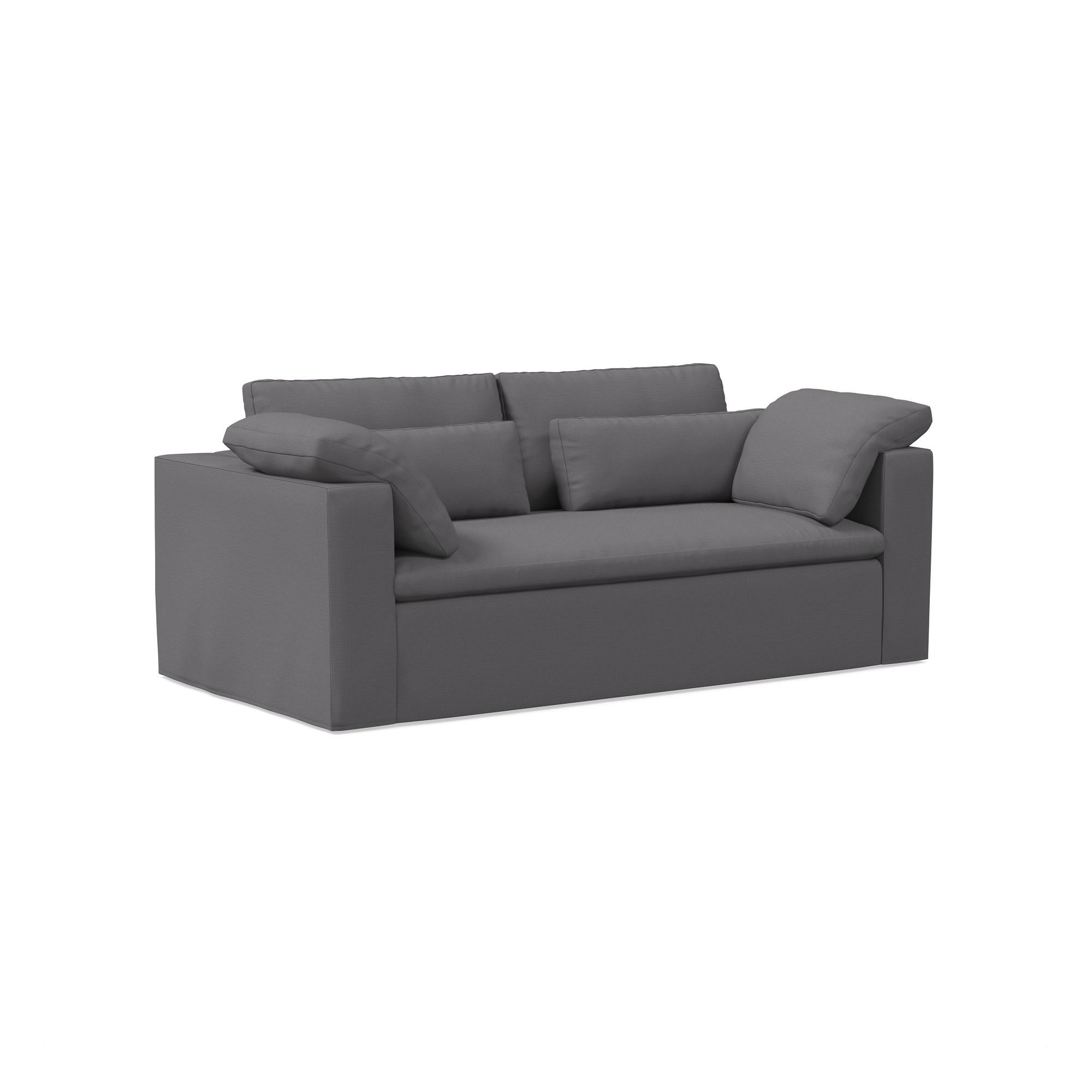 Harmony Modular Skirted Slipcover Sofa (82"–92") | West Elm