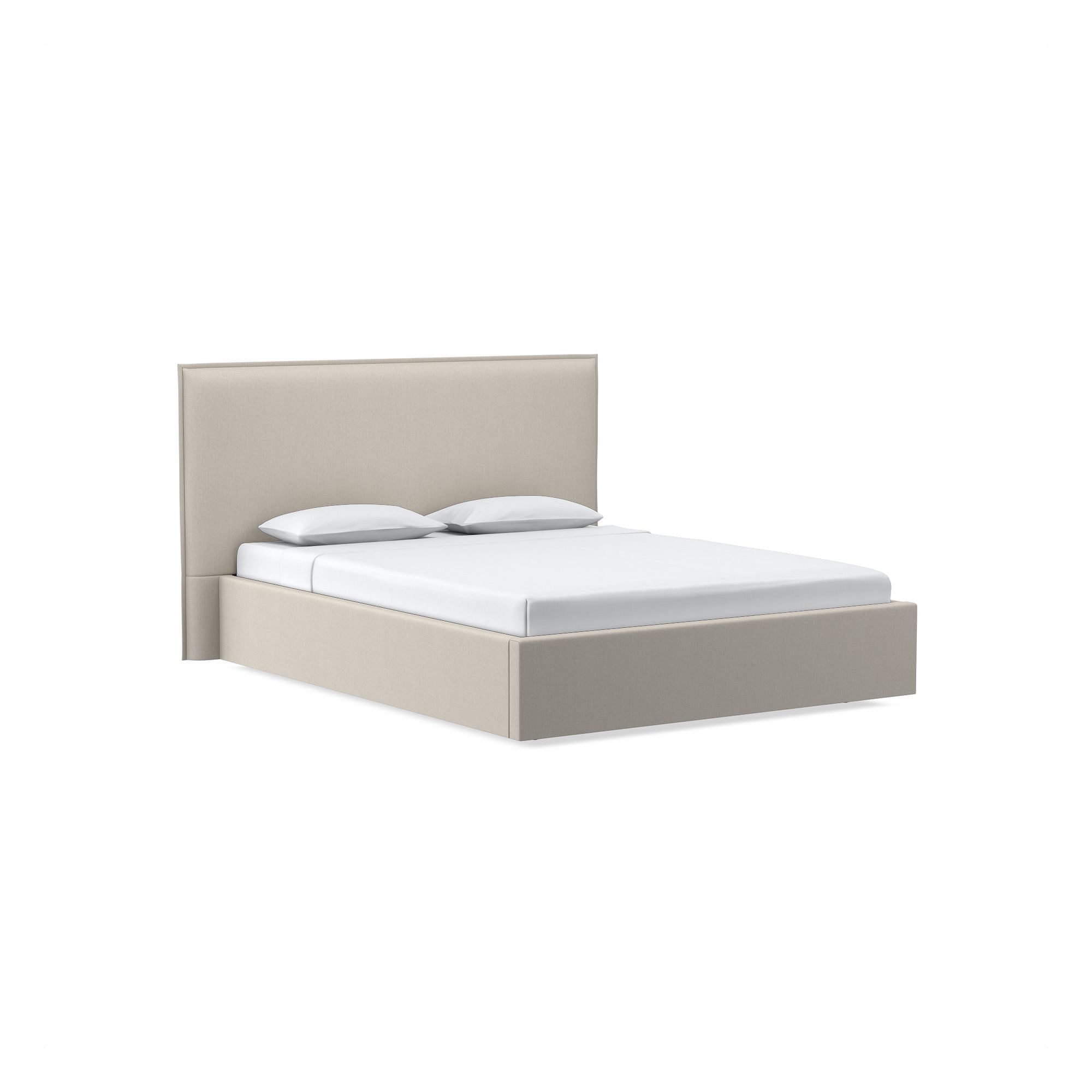 Freya Flange Low Profile Bed | West Elm