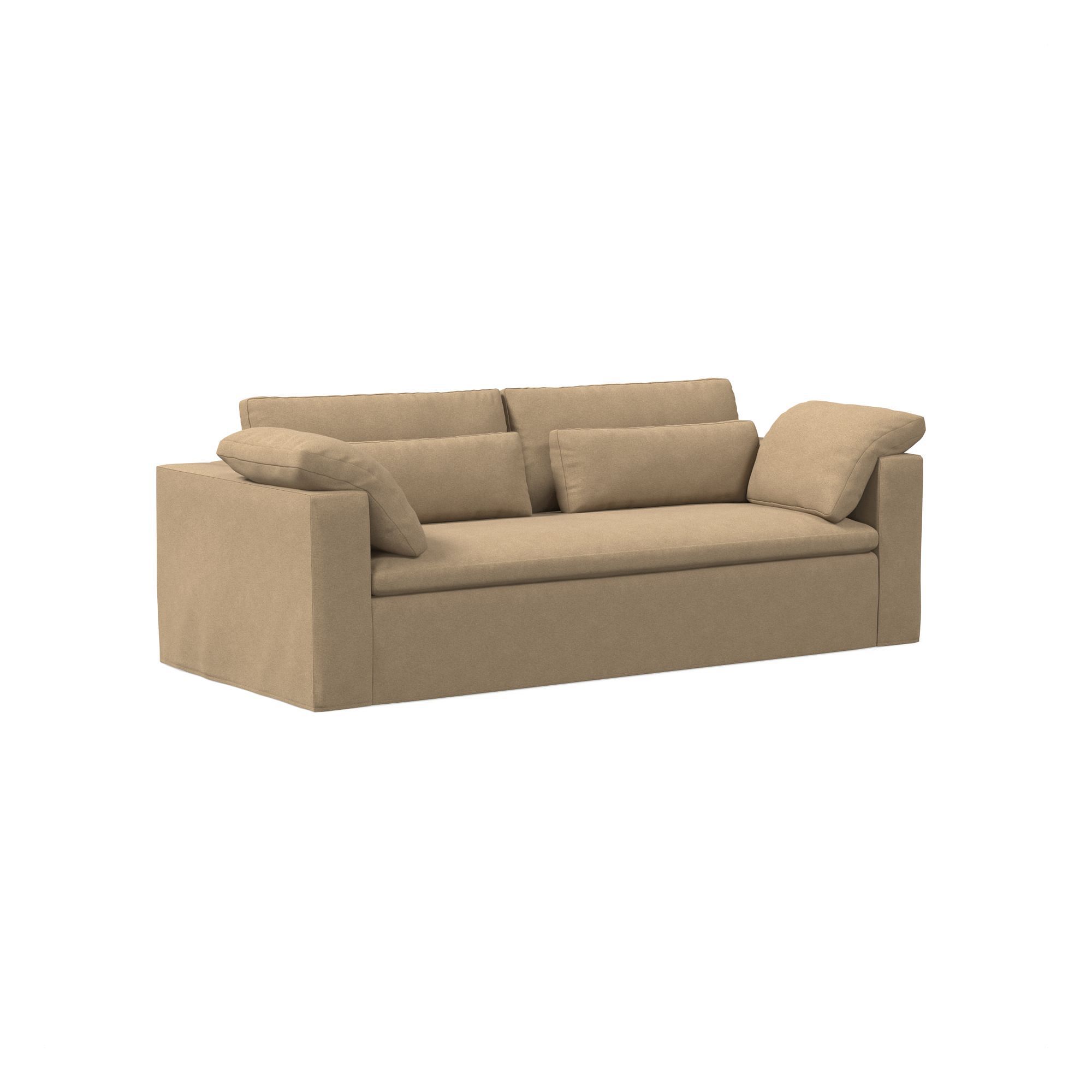 Harmony Modular Skirted Slipcover Sofa (82"–92") | West Elm