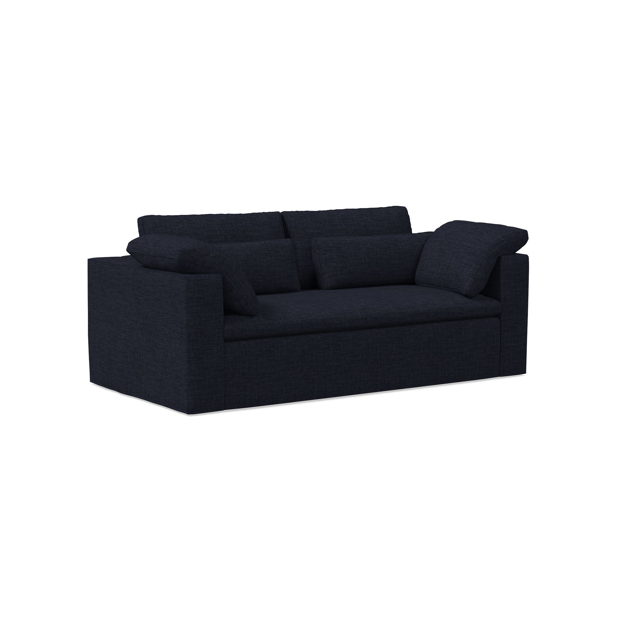 Harmony Modular Skirted Slipcover Sofa (82"–92") | West Elm