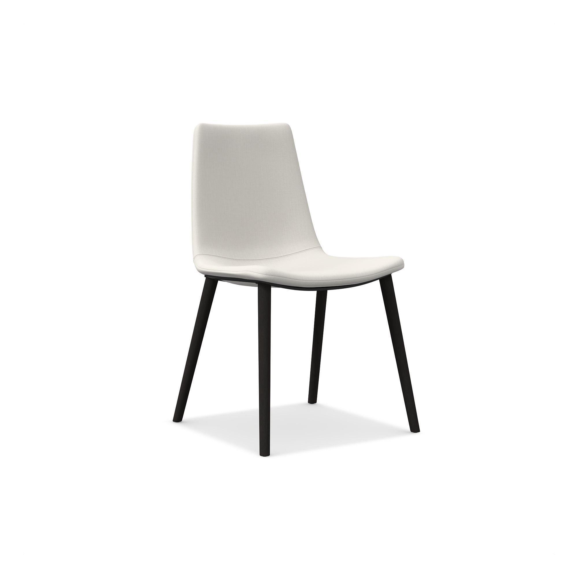 Slope Upholstered Dining Chair - Wood Legs | West Elm