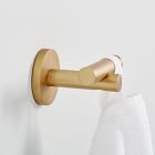 Modern Overhang Bathroom Hardware - Antique Brass