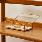 Terrace Gold &amp; Glass Jewelry Boxes