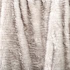 Faux Fur Feathered Throw