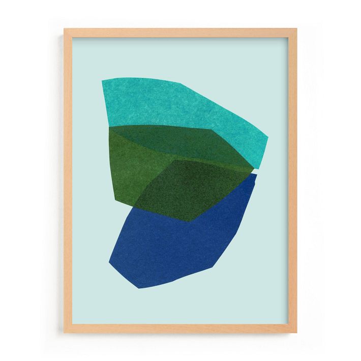 Paper Space II Framed Wall Art by Minted for West Elm Kids