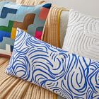 Crewel Descending Shapes Pillow Cover