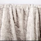 Faux Fur Feathered Throw