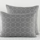 Honeycomb Quilt&#160;&amp; Shams - Charcoal
