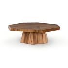 Natural Geometric Coffee Table