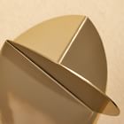 Intersecting Shapes Brass Sculpture