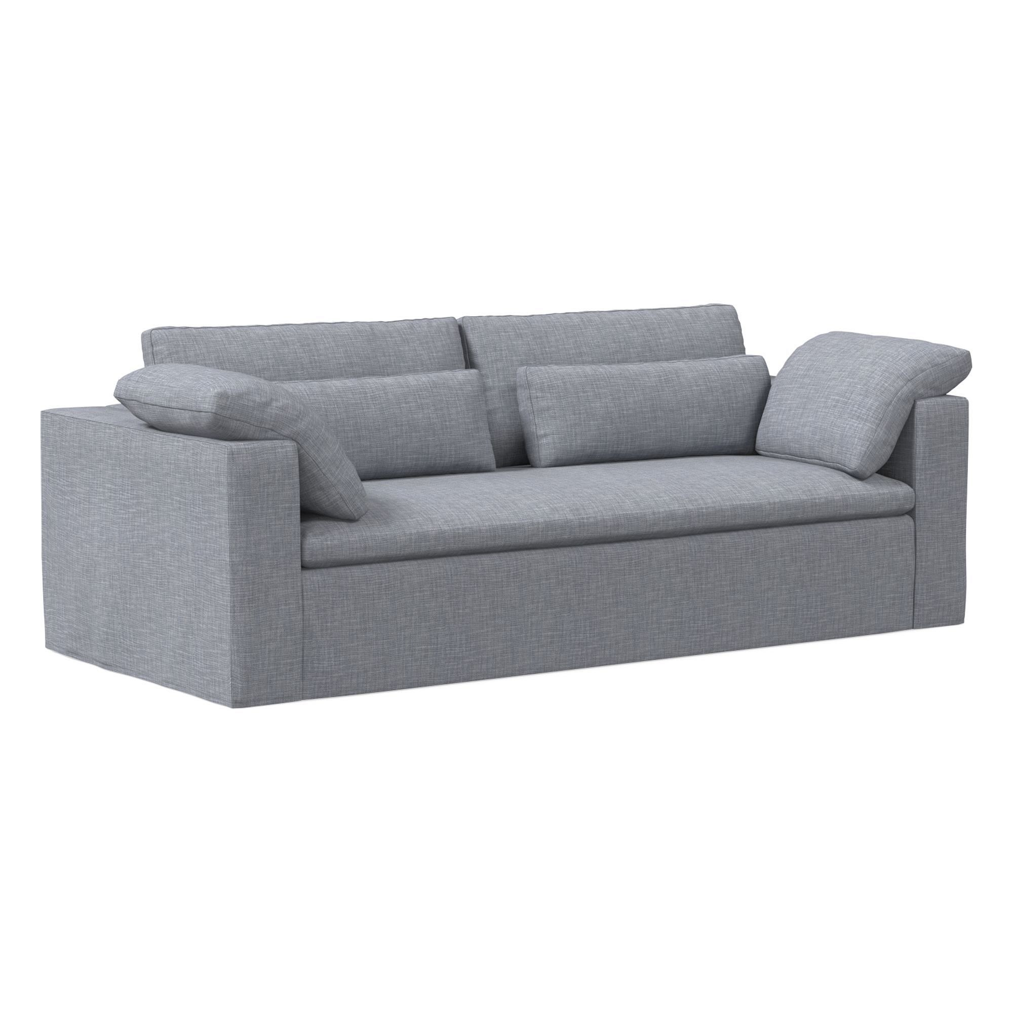 Harmony Modular Skirted Slipcover Sofa (82"–92") | West Elm