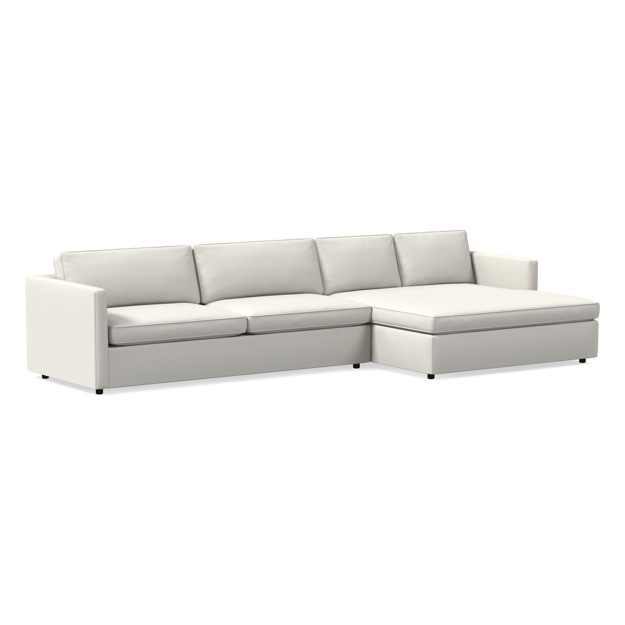 Harris Double Wide Chaise Sectional | Sofa With West Elm