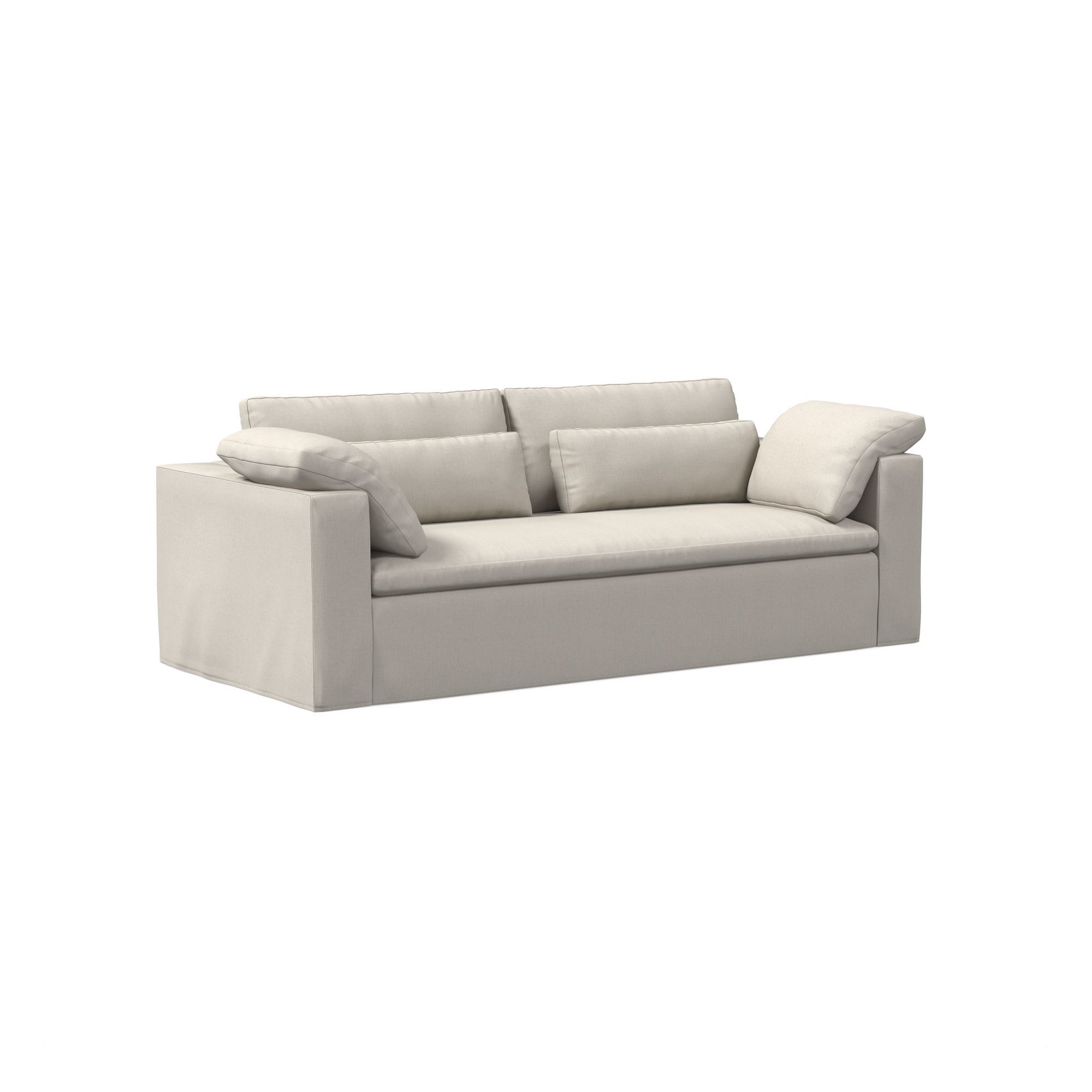 Harmony Modular Skirted Slipcover Sofa (82"–92") | West Elm