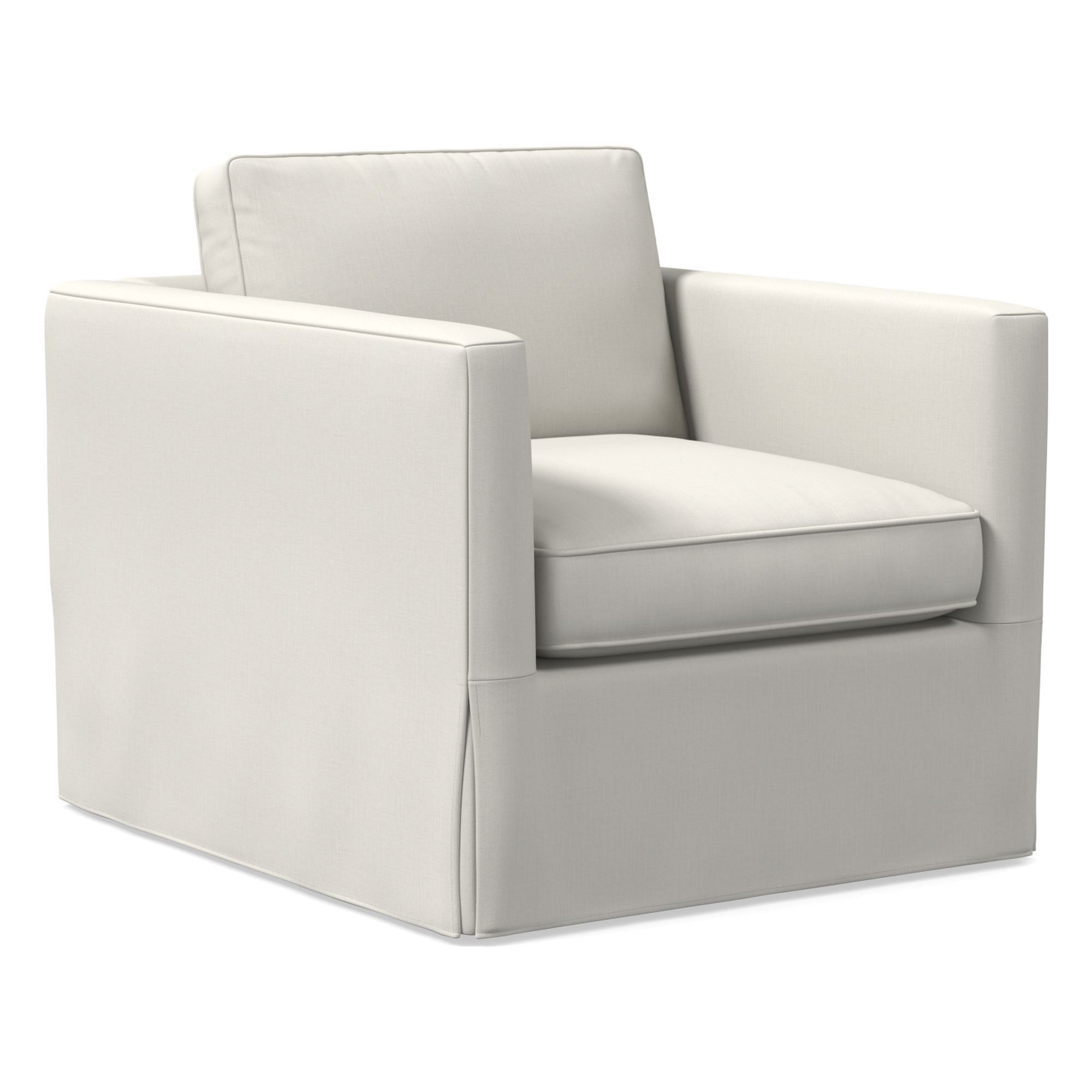 Harris Skirted Slipcover Chair | West Elm