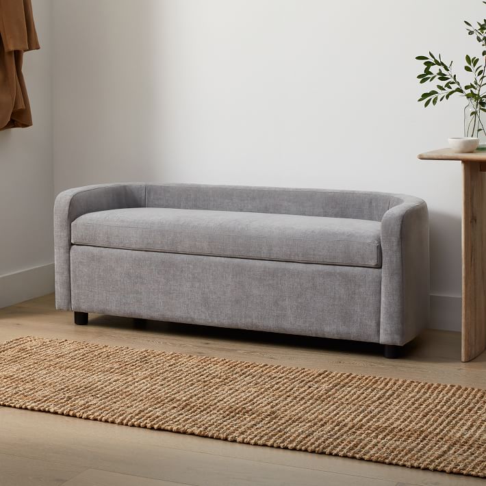 Bacall Curved Storage Bench