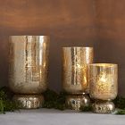 Mercury Pedestal Candleholders - Gold