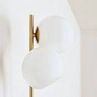 Staggered Glass 2-Light Plug-In Sconce