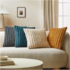 Braided Jersey Pillow Cover