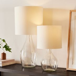 Recycled Glass Table Lamp | Modern Light Fixtures | West Elm