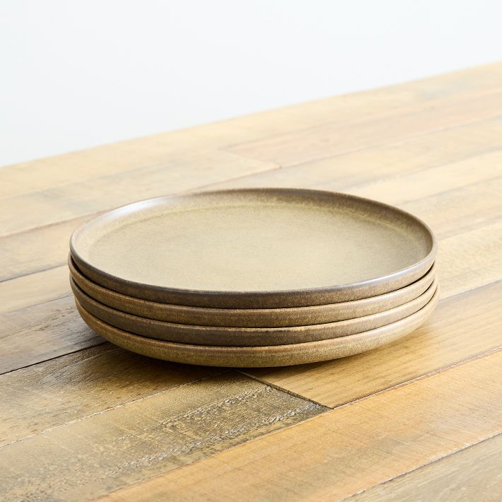 Kanto Stoneware Salad Plate Sets in Cardamom | West Elm