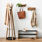 Anton Solid Wood Coat Rack - Burnt Wax