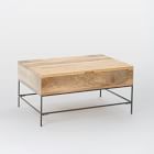 Industrial Storage Pop-Up Coffee Table (36&quot;&ndash;50&quot;)