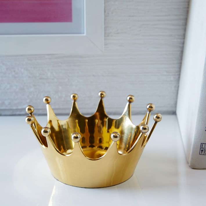 Crown Polished Brass Catchall