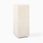 Volume Pedestal Side Table - Wood