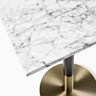 Orbit Bar Table - Faux Marble - Rectangle (Clearance)