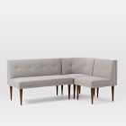 Mid-Century 3-Piece Banquette - Small