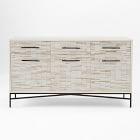 Wood Tiled Media Console (54&quot;)